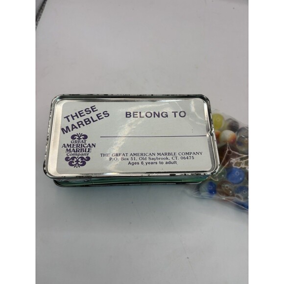 Vintage Ian Logan Tin Car Filled With Sealed Marbles The Great American MarbleCo - Picture 5 of 12